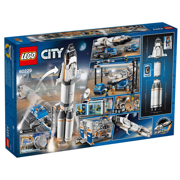 LEGO City Space Rocket Assembly & Transport 60229 Toy Set (1055 Pieces)