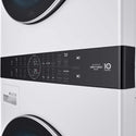 LG WashTower Single Unit ELECTRIC with Center Control 4.5 cu. ft. Front Load Washer and 7.4 cu. ft. Dryer with Turbo Steam
