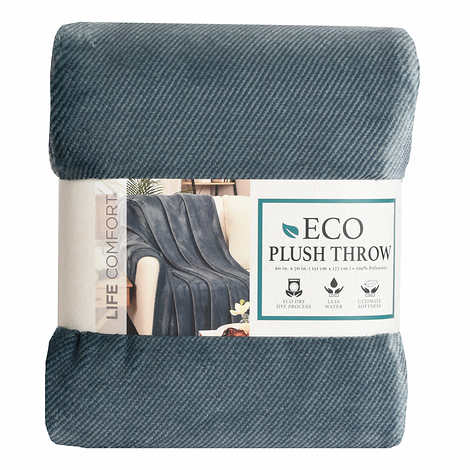 Life Comfort Eco Plush Throw