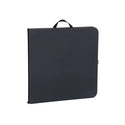 4' Fold-in-Half Adjustable Table, Rich Black