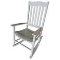 Outdoor Wood Porch Rocking Chair, White