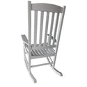 Outdoor Wood Porch Rocking Chair, White