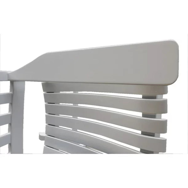 Outdoor Wood Porch Rocking Chair, White
