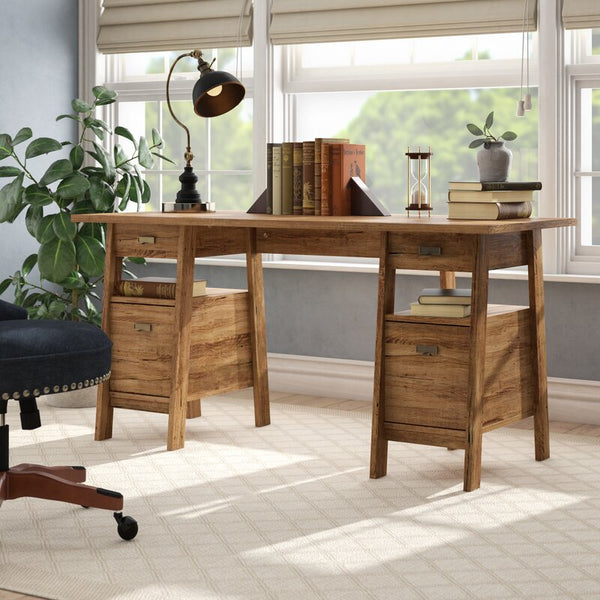 Massena Executive Desk Vintage Oak
