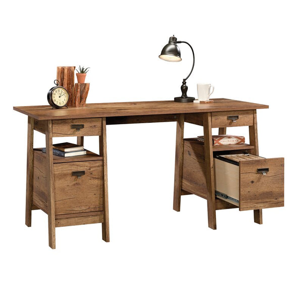 Massena Executive Desk Vintage Oak