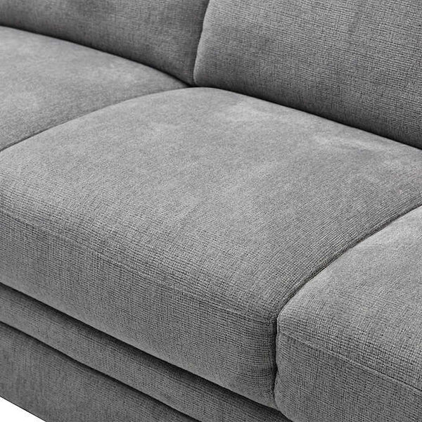 Medford Modern 2-piece Grey Fabric Sectional