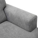 Medford Modern 2-piece Grey Fabric Sectional