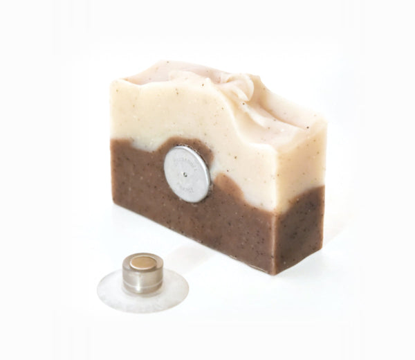 Magnetic magic soap dish
