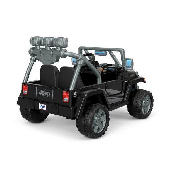 Power Wheels Jeep Wrangler Willys Black Ride On