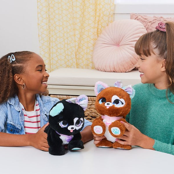 Present Pets, Glitter Puppy Interactive Plush Pet Toy with Over 100 Sounds and Actions