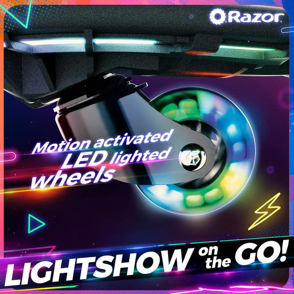 Razor Ripstik Mini DLX Lightshow Skateboard - Black