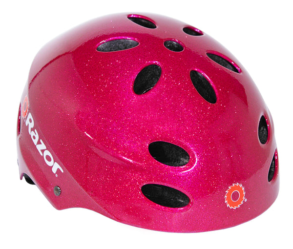 Razor Youth Multi Sport Helmet Glitter Pink Magenta Youth 8+ (53-56 cm)