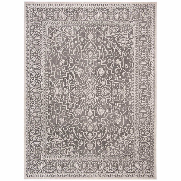 Reflection Area Rug , Gray - Cream 7 x 10 (240 cm x 300 cm)