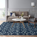 Reflections Gridwork Woven Area Rug   9ft x 12ft ( 275 cm x 365 cm)