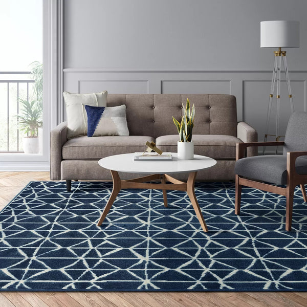 Reflections Gridwork Woven Area Rug   9ft x 12ft ( 275 cm x 365 cm)