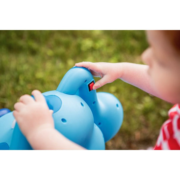 Rideamals Snack Time Blue Interactive 6 V Trax Powered Ride-On
