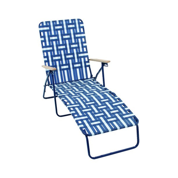 Rio Brands Silver Foldable Chaise Lounge