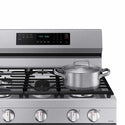 Samsung 6.0 cu. ft. Smart Freestanding Gas Range with No-Preheat Air Fry, Convection+ & Stainless Cooktop