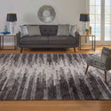 Soft Step Shag Rug  Broken Lines Gray 7ft 10 in x 10ft (240 cm x 300 cm)