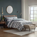 Style Decor 6-piece Comforter and Coverlet Set - Freemont Slate Blue