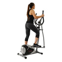 Sunny Health Fitness Magnetic Elliptical Bike Cross Trainer Machine Stepper