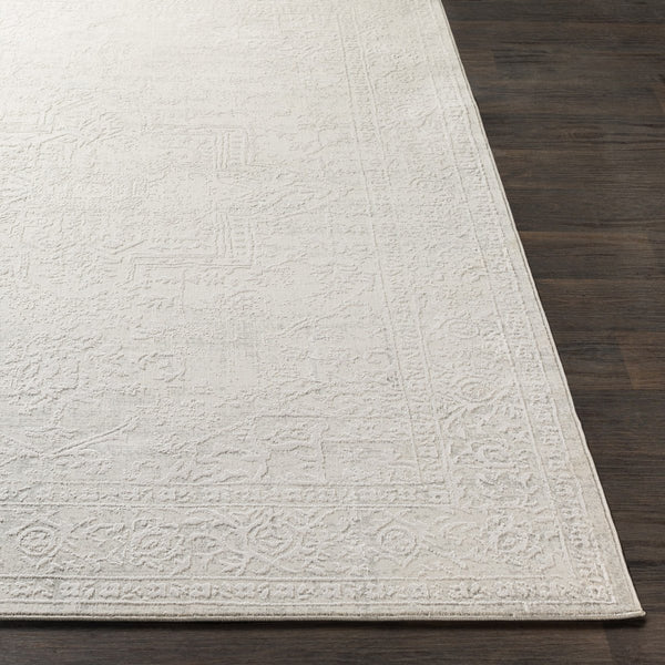 Surya Aisha Area Rug Medium Gray - White  12'  x 15' (365 cm x 457 cm)