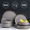 Thyme & Table Dinnerware Ava Stoneware 12 Piece Set