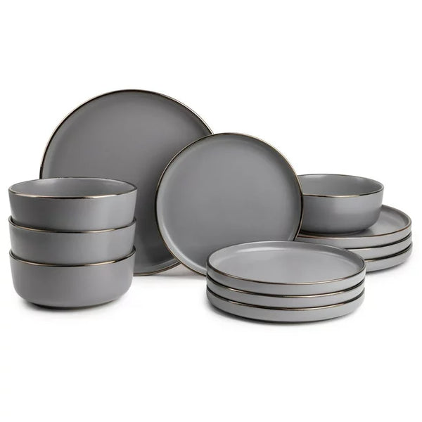 Thyme & Table Dinnerware Ava Stoneware 12 Piece Set