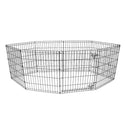 Vibrant Life, 8-Panel Pet Exercise Play Pen with Door, 24