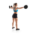 Weider Select-a-Weight 50 lb. Adjustable Dumbbell Set and Storage Tray, Sold as Pair