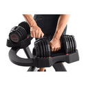 Weider Select-a-Weight 50 lb. Adjustable Dumbbell Set and Storage Tray, Sold as Pair