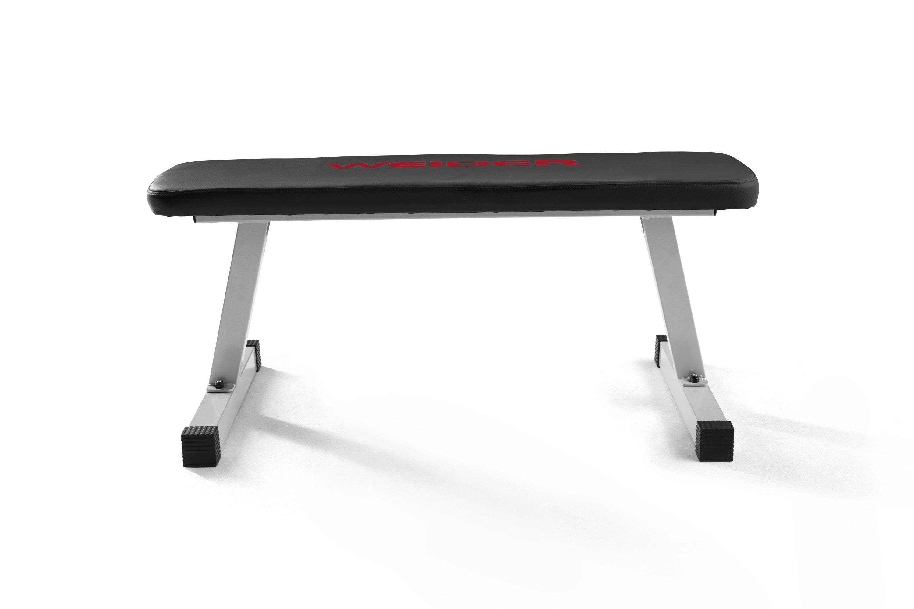 Weider Traditional Flat Bench with a Sewn Vinyl Seat for Dumbbell and