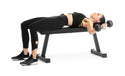 Weider Traditional Flat Bench with a Sewn Vinyl Seat for Dumbbell and Bodyweight Strength Training