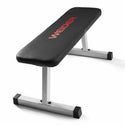 Weider Traditional Flat Bench with a Sewn Vinyl Seat for Dumbbell and Bodyweight Strength Training