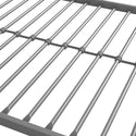 YourZone Kids' Twin Metal Platform Bed, Silver