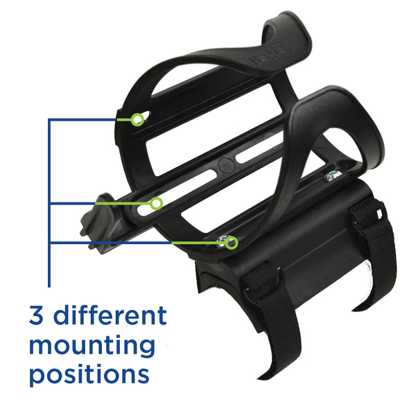 Zefal Pulse Universal Water Bottle Bike Cage (Multi-Position, Black)