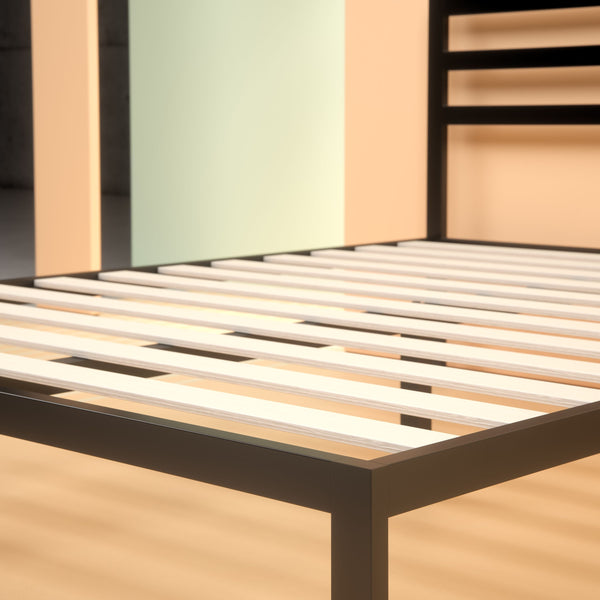 Zinus Mia Queen Metal Platform Bed Frame & Headboard