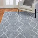 Zurich Shag Rug Collection, Darro Gray 5'3